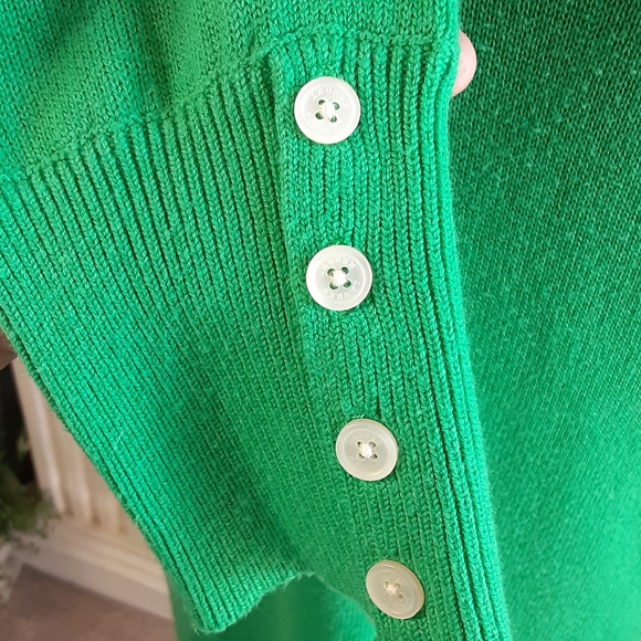 Lauren Ralph Lauren Drapey Cowl Button Cuff Side Slit Wool Blend Jumper Size XL - Picture 5 of 9